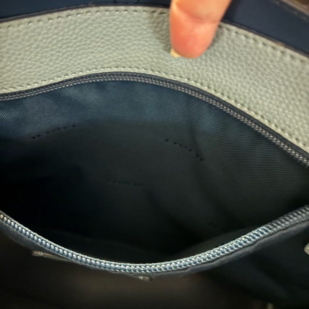 Coach Elegant Blue market Tote Bag - Picture 6 of 9